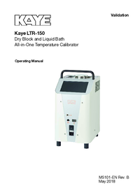 Thumbnail of document Manual - LTR-150 Dry Block and Liquid Bath